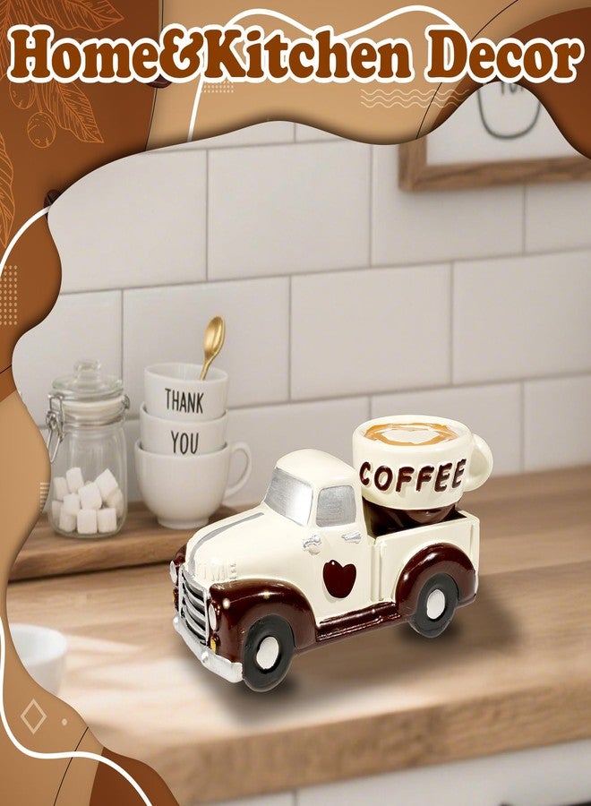 تمثال شاحنة قهوة ريليريان، ديكور ركن القهوة، ديكور محطة القهوة، ديكور ركن القهوة، ديكور مطبخ ريفي عتيق - Image 3